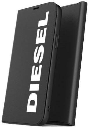 Diesel Etui Booklet Case Core FW20 iPhone 12 Pro Max, czarne 8718846084970