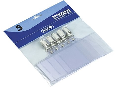 Favorit Favorit 100460581 imię z klipsem, przezroczysty 100460581