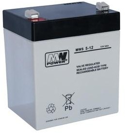 MW Power Akumulator AGM MWP MWS 5-12 (12V 5Ah)