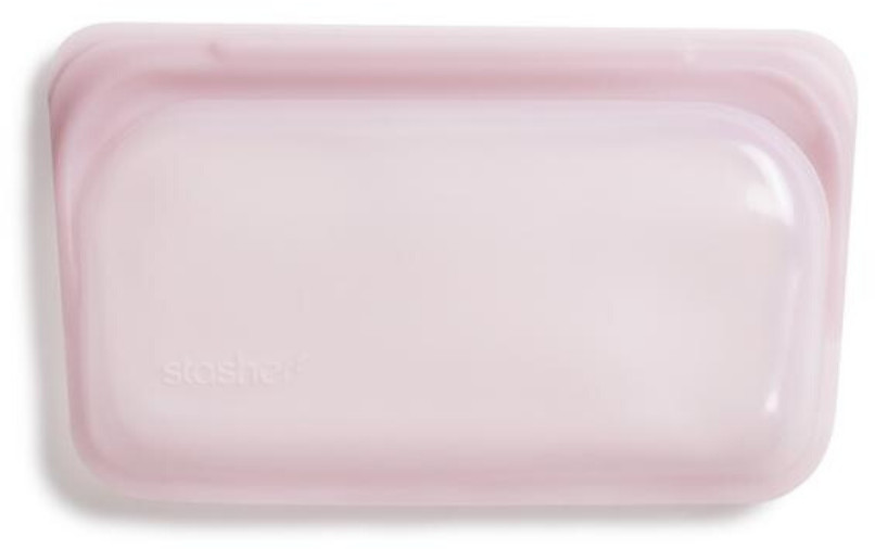 Stasher Wielofunkcyjna torebka Stasher Snack Bag - rose quartz STMK11