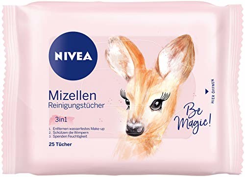 Nivea NIVEA 3IN1 ściereczki do czyszczenia baterii bambusowych, 25 sztuk