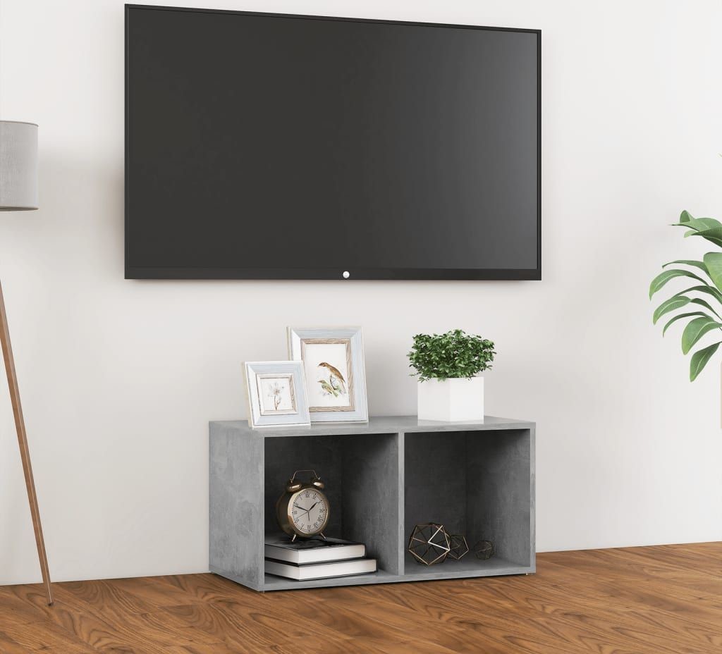 vidaXL Lumarko Szafka pod TV, szarość betonu, 72x35x36,5 cm, płyta wiórowa 805529