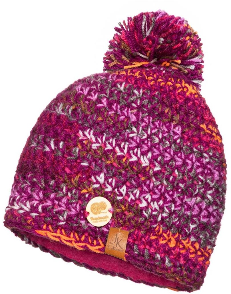 Naturalna czapka zimowa Handmade