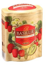 BASILUR Herbata Magic Fruits Strawberry & Kiwi w puszce 100g