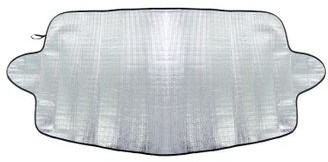 inny Osłona srebrna mata na przednią szybę rozm 72/80 x 135/170 cm + 2 klapki 25 cm WPAL-5350