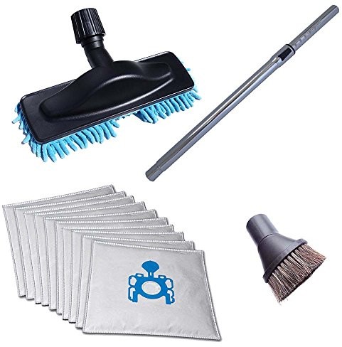 Hossi's Wholesale Ssawka do odkurzacza z mikrofibry-mop flau przesuń do zasysania do twardych podłóg pasujące do Hanseatic JCV-3001 SAUGFLAUSCHISET-10-BEUTEL-03187