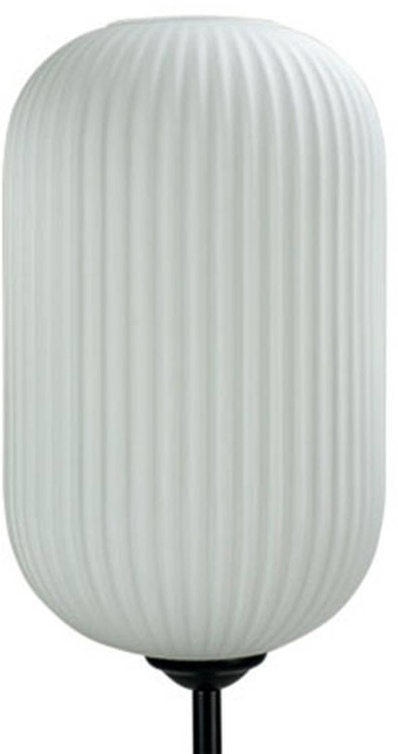 DYBERG LARSEN Dyberg Larsen Riflet lampa stojąca szklany klosz