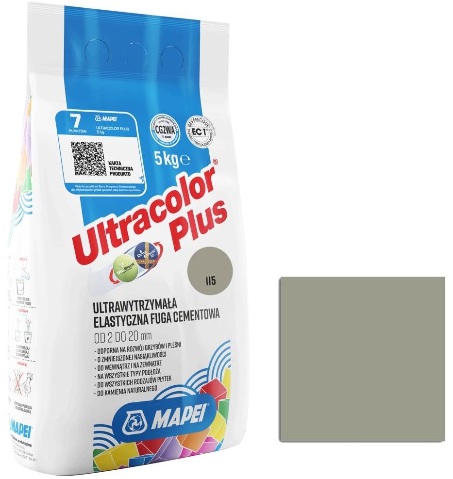Mapei Fuga ULTRACOLOR 115 RZECZNY 5 kg