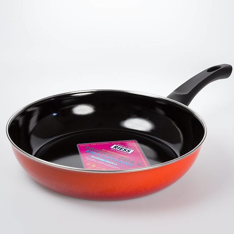 Riess Patelnia ceramiczna 28 cm pomarańczowa Corall