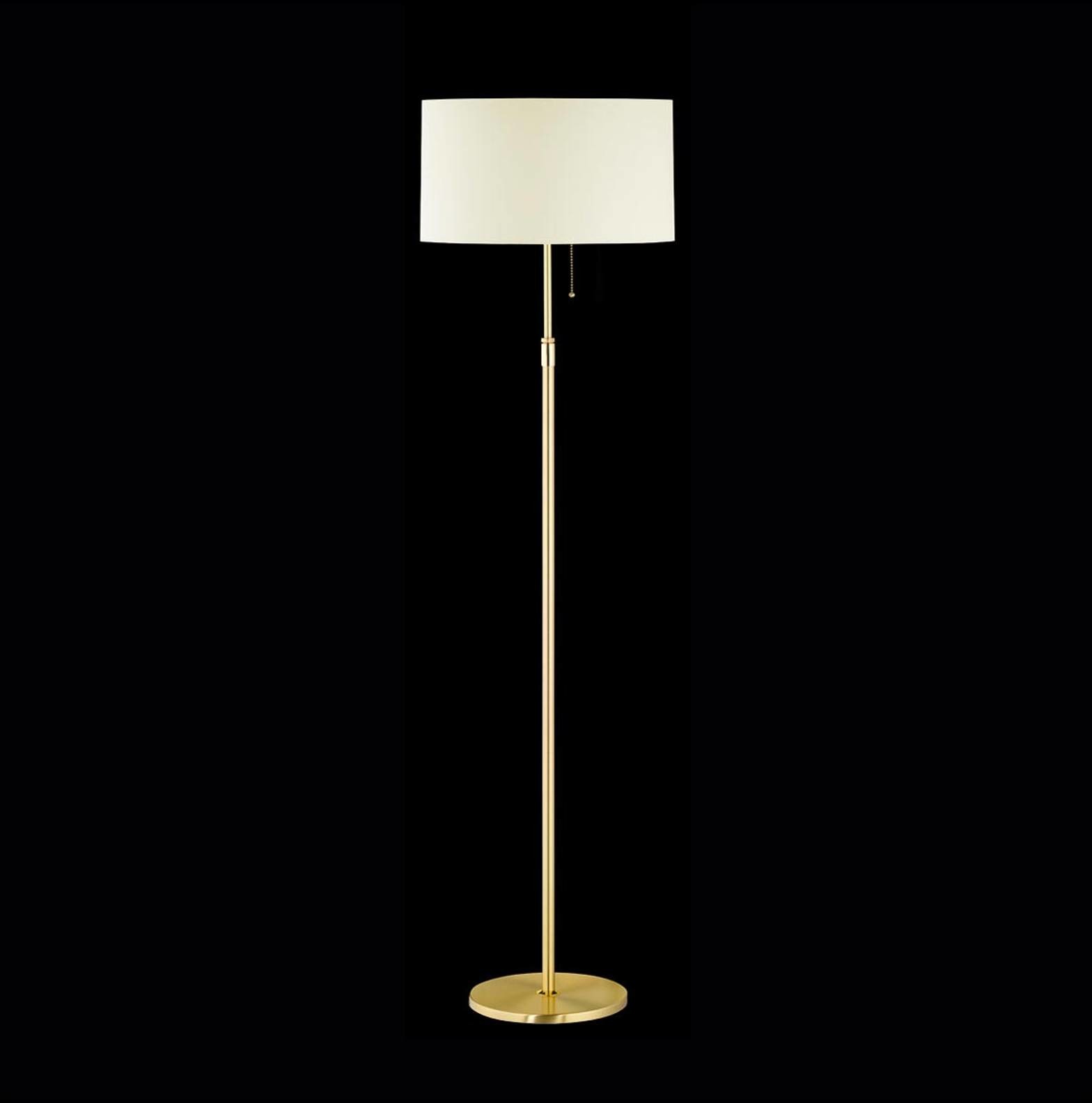 HUFNAGEL Mosiężna lampa stojąca LOOP