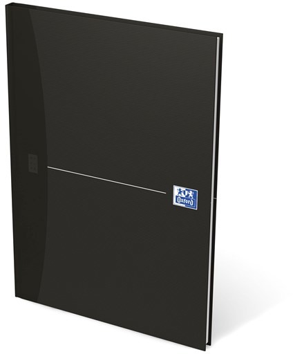 OXFORD Office Essentials A4 Hardback Casebound Notebook Ruled 192 Pages Black 100105183