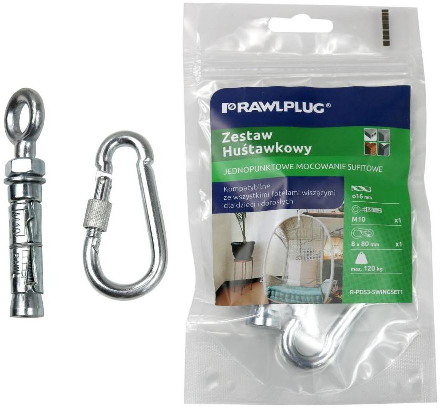 RAWLPLUG Mocowanie huśtawki do stropu 1 szt. Rawplug