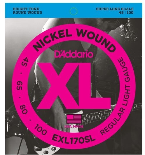 DAddario EXL170SL - XL Nickel Super Long Scale 45-100