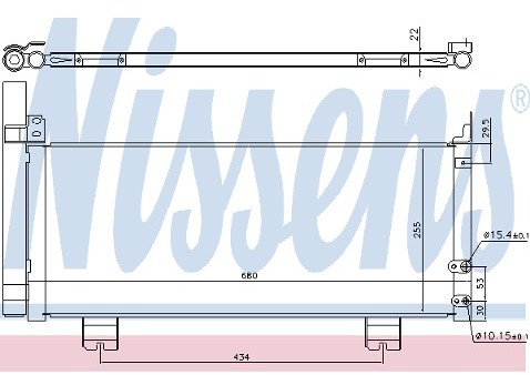 NISSENS Skraplacz, klimatyzacja 940571
