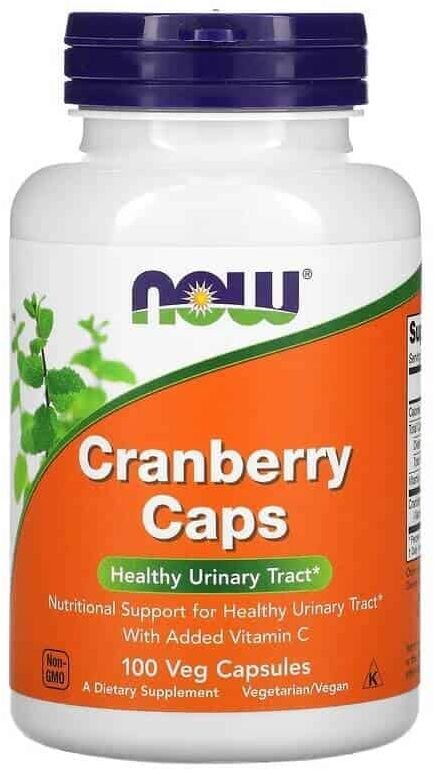 Now Foods Cranberry Caps (Żurawina) 100 Kapsułek wegetariańskich