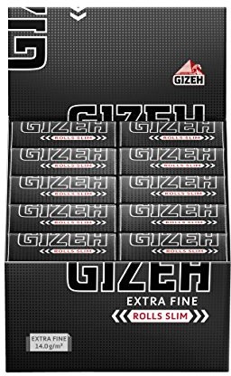 Gizeh Extra Fine Rolls Slim 5 m długość Endlospapier 3 pudełek (60 Rolls) 17265