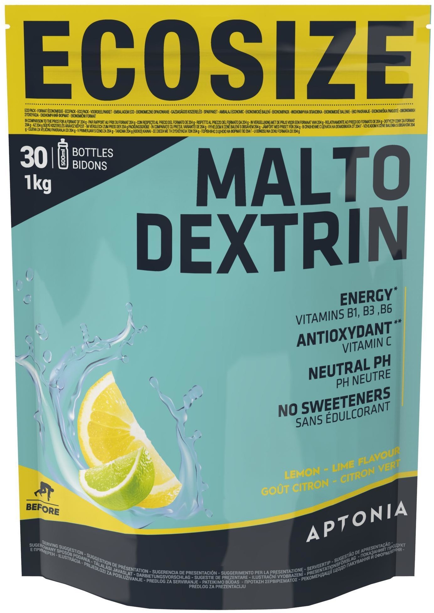 APTONIA Napój przygotowujący do wysiłku MALTODEKSTRYNA w proszku 1KG Unisex  3583787741337