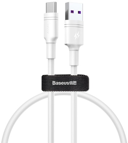 Baseus Kabel USB-C Typ-C 1m 5A biały