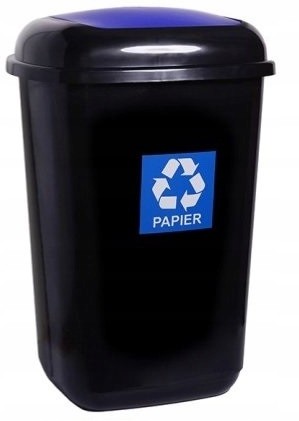 Kosz Do Segregacji Śmieci ,,papier'' 12L Niebieski
