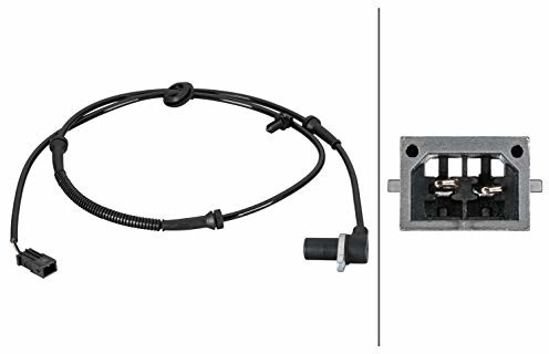 HELLA Czujnik 6PU 230 040-311, prędkość obrotowa koła - 2-biegunowy - oś tylna - z uchwytem 6PU 230 040-311