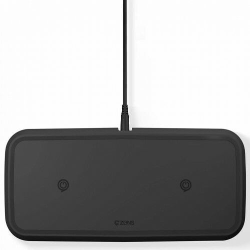 Zens Ładowarka bezprzewodowa Dual Charger Premium Series ZEDC12B/00, czarne 7438222414405