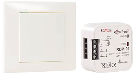 EXTA FREE Zestaw  oświetlenie z funkcją ściemniacz, 1 sztuki, RZB kontroli EXTA Free Wireless--02