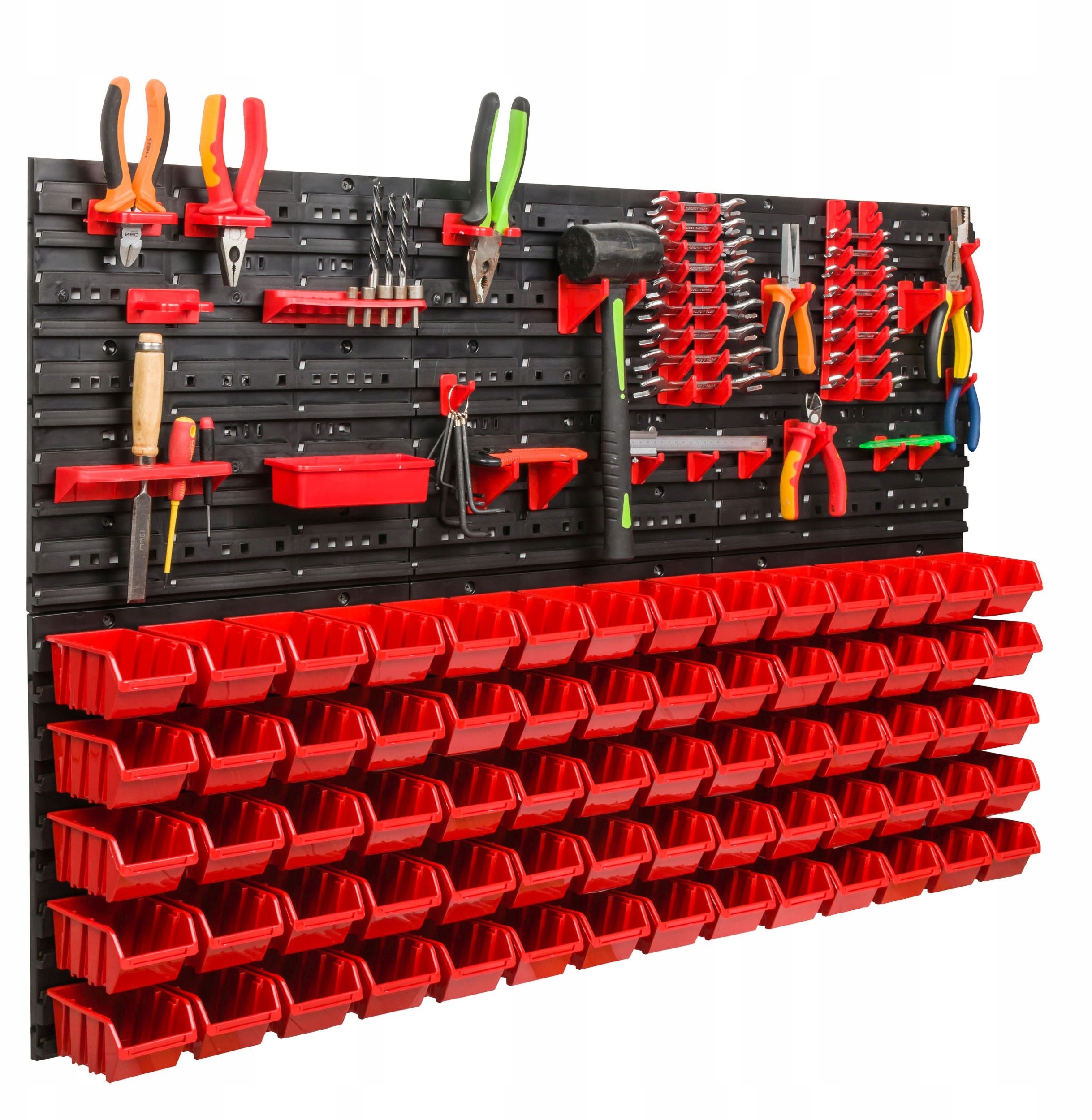 Tablica Ścianka Narzędziowa Do Garażu + 70 Kuwet