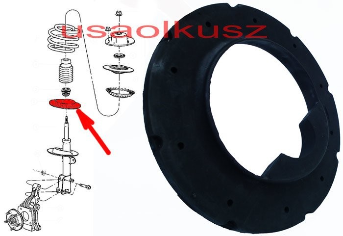CND Izolator podkładka sprężyny dolna Dodge Caravan 2001-2007 905971