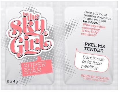 Be The Sky Girl Be The Sky Girl Peel Me Tender Peeling Rozświetlający peeling kwasowy do twarzy 2x4 g