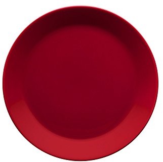 teema Czerwony talerz płaski 21 cm 017050