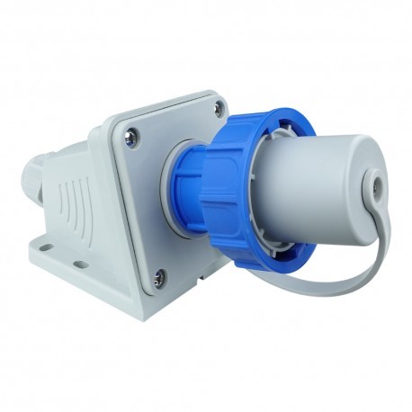 TP Electric Wtyczka naścienna 16A 2P+Z 230V IP68 hermetyczna Schuko 8307 3101-405-0900