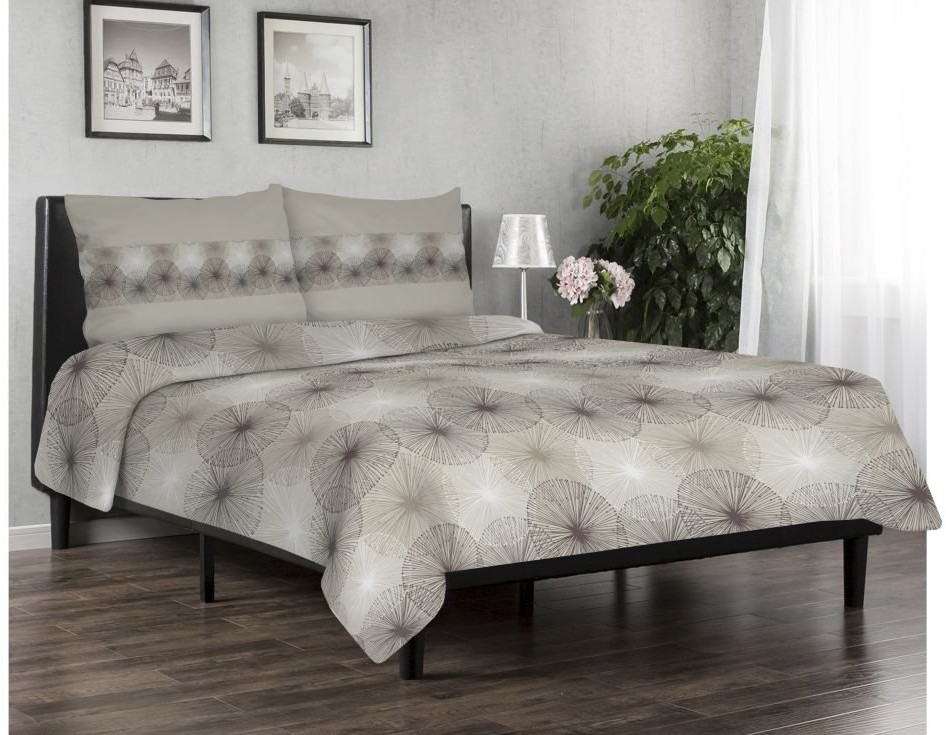 Matex Multitex Pościel flanelowa, kremowa, 160x200 cm, 2x 70x80 cm