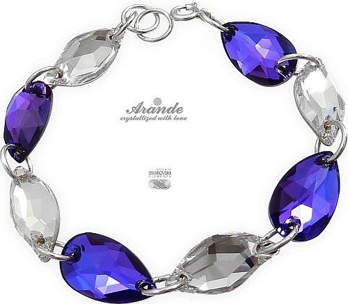 Swarovski Arande Elegancka Bransoletka Helio Leaf Crystal 3418185259