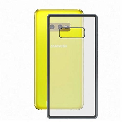 Samsung BigBuy Tech BigBuy Tech S1902190 etui ochronne do Galaxy S10e Flex metal TPU przezroczysty szary metalik BIG-S1902190