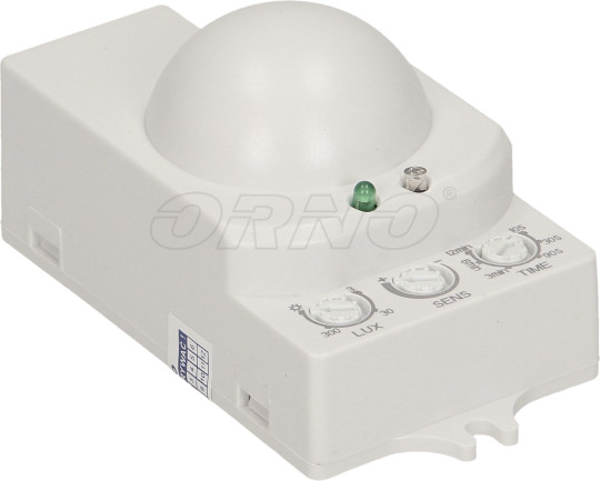 Orno Mikrofalowy czujnik ruchu 5.8GHz IP20 1200W OR-CR-208