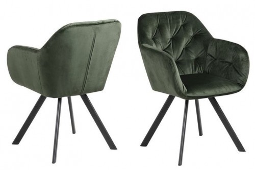 Actona Krzesło Lola szmaragdowy 82123