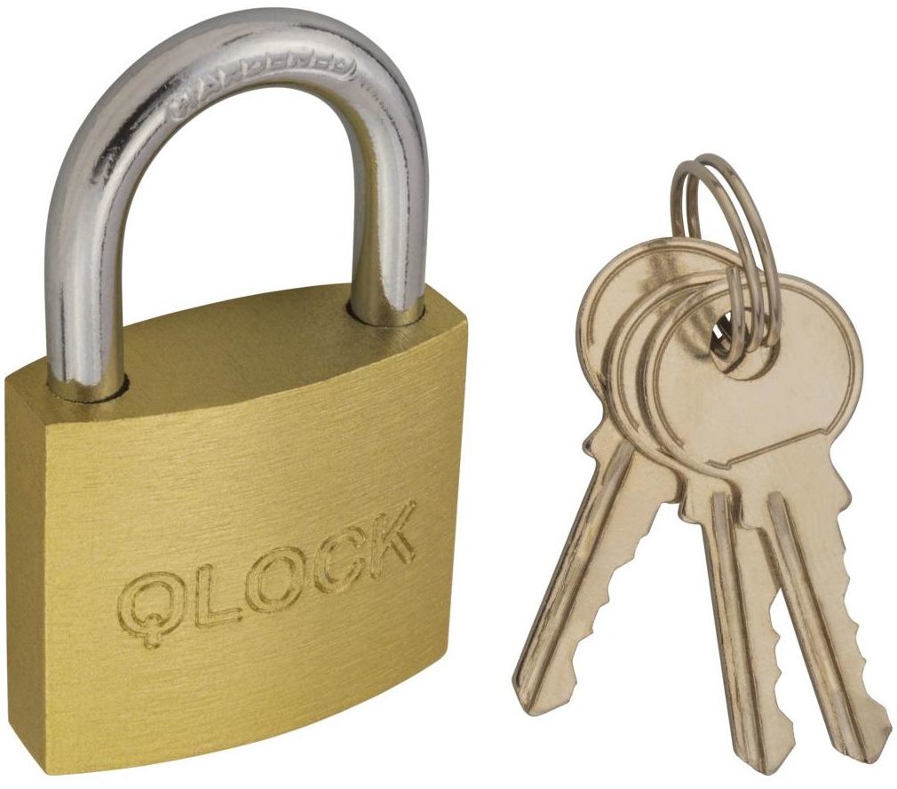 QLOCK Kłódka z kluczem 40MM QLOCK