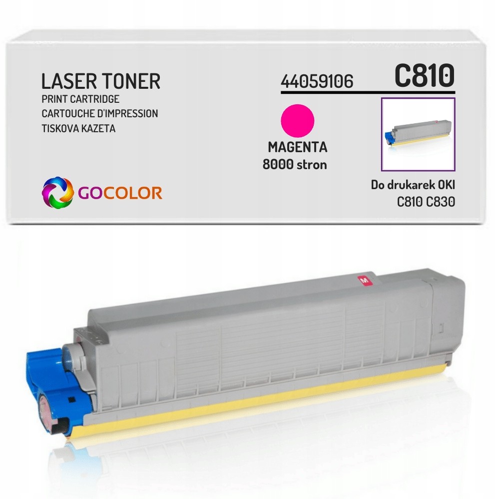 Toner do drukarki Oki C830n 44059106 Magenta