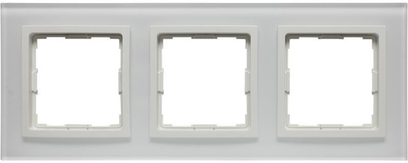 KOS Elektro System Vena 2 biały ramka 3 szkło akrylowe kos_5202183