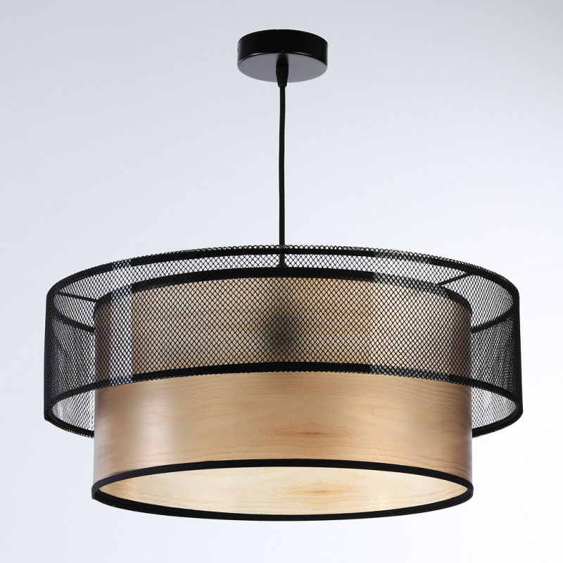 ImoLight Lampa wisząca Fiona Primo Wood 40cm 061-082-40CM // IL-F-034-40