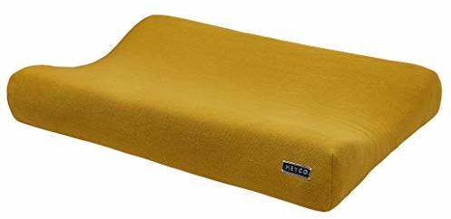 Meyco Meyco 2763023 2-klinowy pokrowiec na przewijak poszewka na poduszkę pleciona KNIT Ockergelb 45x70cm