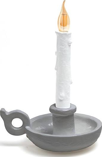 Seletti Lampa Bugia szara 13111