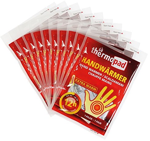 Thermopad Ogrzewacz do dłoni thermopad torba na cieplejsze | | puszyste miękka poduszka rozgrzewająca | ciepło przez 12 godzin od 55 °C | wygodną pracę 10er Pack 78110