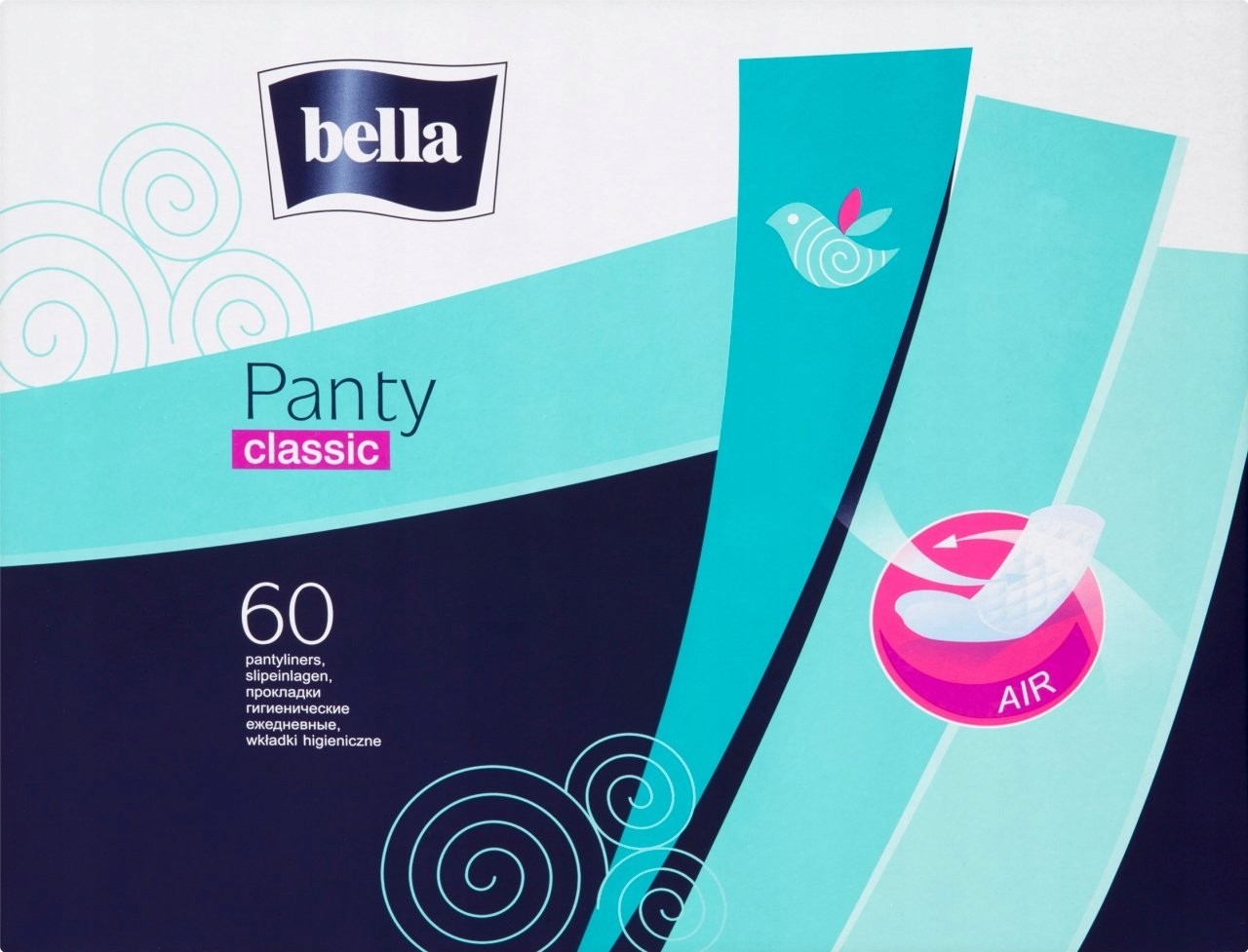 Bella Panty Classic Wkładki higieniczne 60 sztuk