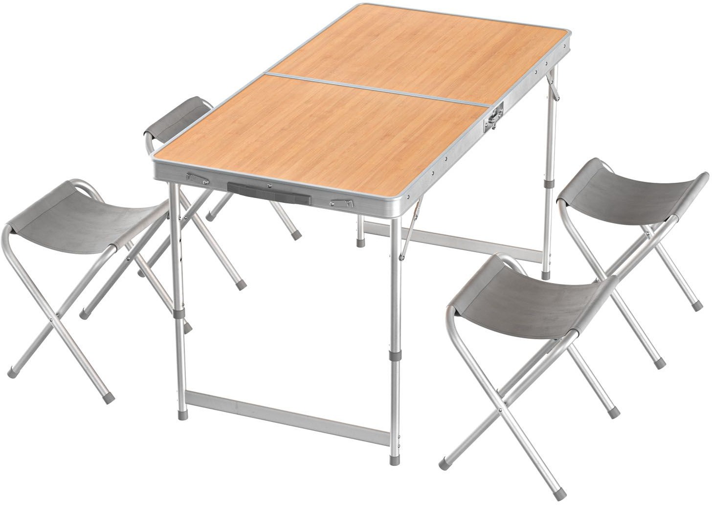 CRIVIT PRO CRIVIT PRO Zestaw mebli składanych - stół i 4 stołk 4056233844818