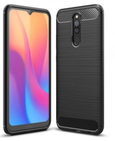 BEST ETUI TPU CARBON DO XIAOMI REDMI 8A BLACK