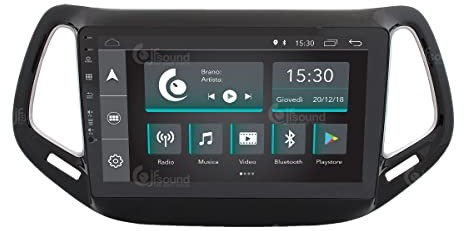 Jf Sound car audio system Custom Fit Radio samochodowe dla Jeep Compass Android GPS Bluetooth WiFi USB Full HD Touchscreen Display 9