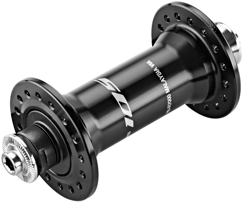 Shimano HB-R7000 Adapter przedniej piasty, black 36H 2020 Piasty szosowe E-HBR7000AL