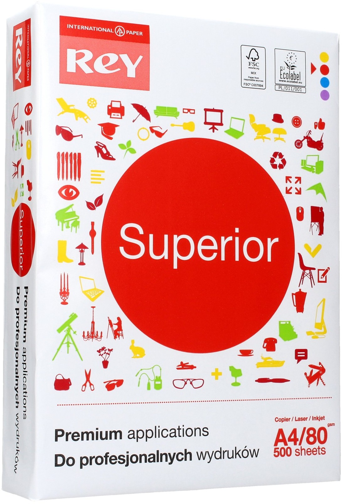 International Paper Papier ksero A4 80g 170 Rey Superior (500)