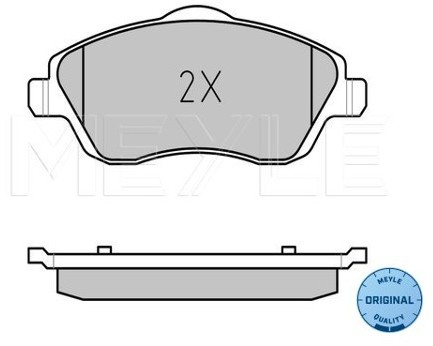 Wulf Gaertner Autoparts Zestaw klocków hamulcowych, hamulce tarczowe Wulf Gaertner Autoparts 025 232 2517